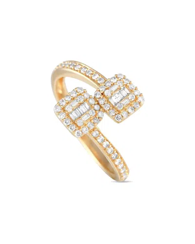 Diamond Select Cuts 14k 0.50 Ct. Tw. Diamond Bypass Ring In Gold