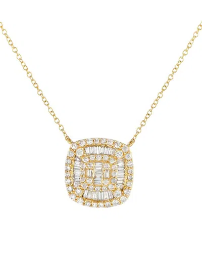 Diamond Select Cuts 14k 0.50 Ct. Tw. Diamond Cluster Necklace
