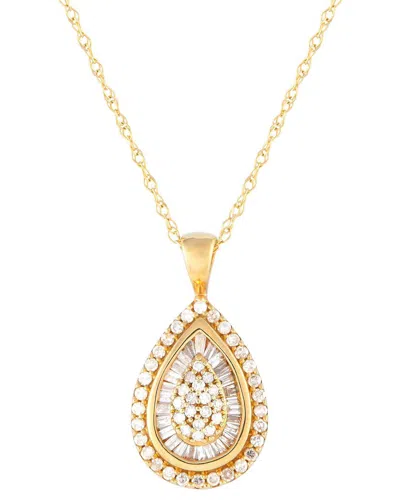 Diamond Select Cuts 14k 0.50 Ct. Tw. Diamond Necklace In Gold