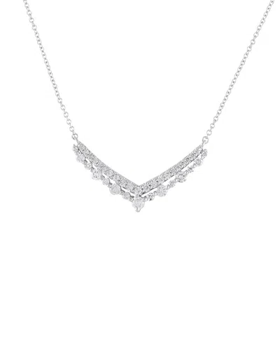 Diamond Select Cuts 14k 0.50 Ct. Tw. Diamond Necklace In Metallic
