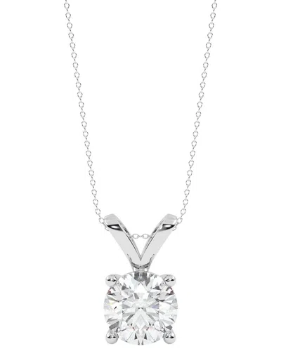 Diamond Select Cuts 14k 0.50 Ct. Tw. Diamond Pendant Necklace In Metallic