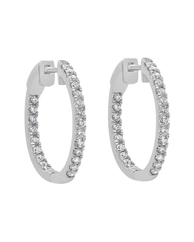 Diamond Select Cuts 14k 0.51 Ct. Tw. Diamond Hoops In Metallic