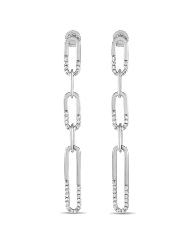 Diamond Select Cuts 14k 0.55 Ct. Tw. Diamond Dangle Earrings In Metallic