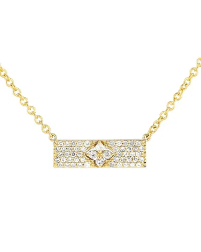 Diamond Select Cuts 14k 0.55 Ct. Tw. Diamond Necklace In Gold