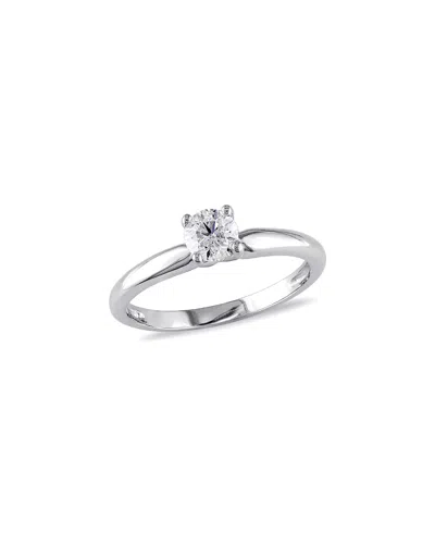 Diamond Select Cuts 14k 0.56 Ct. Tw. Diamond Ring In Silver