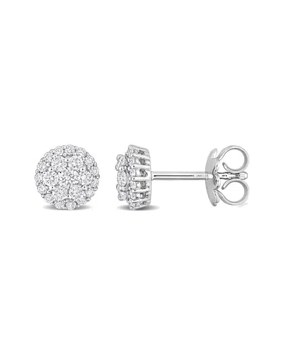 DIAMOND SELECT CUTS DIAMOND SELECT CUTS 14K 0.63 CT. TW. DIAMOND CLUSTER STUDS