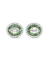 Diamond Select Cuts 14k 0.70 Ct. Tw. Diamond & Emerald Earring