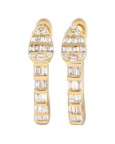 Diamond Select Cuts 14k 0.70 Ct. Tw. Diamond Earrings In Gold