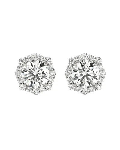 Diamond Select Cuts 14k 0.75 Ct. Tw. Diamond Earrings In Silver