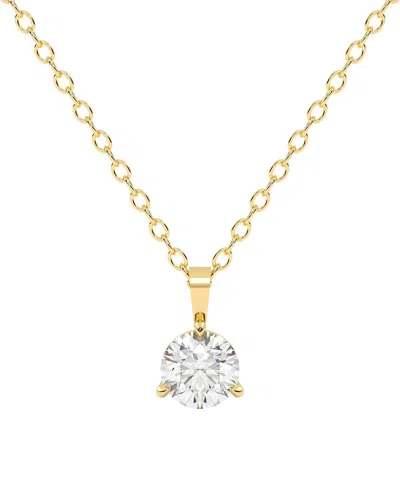 Diamond Select Cuts 14k 0.75 Ct. Tw. Diamond Pendant Necklace In Gold
