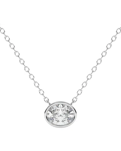 Diamond Select Cuts 14k 0.75 Ct. Tw. Diamond Pendant Necklace In Metallic