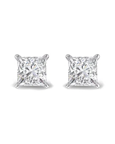 Diamond Select Cuts 14k 0.75 Ct. Tw. Diamond Studs In Silver