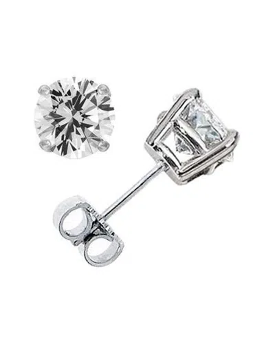 Diamond Select Cuts 14k 0.75 Ct. Tw. Diamond Studs In Silver