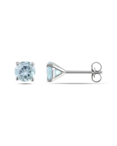 Diamond Select Cuts 14k 0.80 Ct. Tw. Aquamarine Earrings