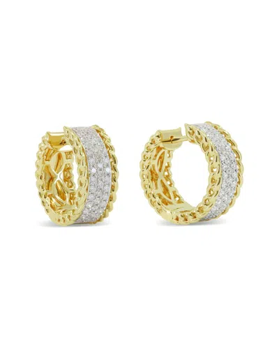 Diamond Select Cuts 14k 0.82 Ct. Tw. Diamond Hoops In Gold