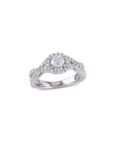 Diamond Select Cuts 14k 0.82 Ct. Tw. Diamond Ring In Silver