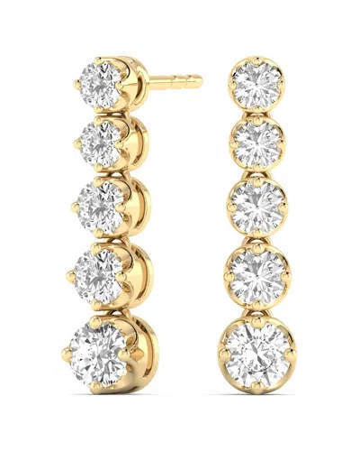 Diamond Select Cuts 14k 0.88 Ct. Tw. Diamond Earrings In Gold