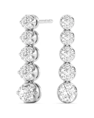Diamond Select Cuts 14k 0.88 Ct. Tw. Diamond Earrings In Metallic
