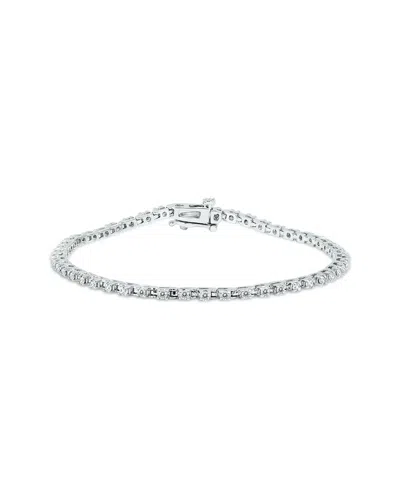 Diamond Select Cuts 14k 0.96 Ct. Tw. Diamond Bracelet In Silver