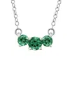 Diamond Select Cuts 14k 0.96 Ct. Tw. Emerald Necklace