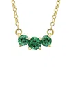 Diamond Select Cuts 14k 0.96 Ct. Tw. Emerald Necklace