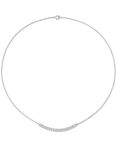 Diamond Select Cuts 14k 0.99 Ct. Tw. Diamond Bar Necklace