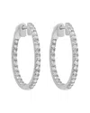 Diamond Select Cuts 14k 0.99 Ct. Tw. Diamond Hoops