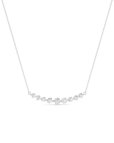 Diamond Select Cuts 14k 1 Ct. Tw. Diamond Necklace In Metallic