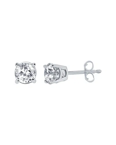 Diamond Select Cuts 14k 1.00 Ct. Tw. Diamond Earrings In Metallic