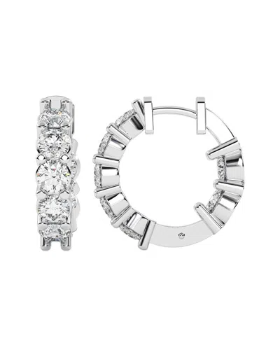 Diamond Select Cuts 14k 1.00 Ct. Tw. Diamond Earrings In Silver