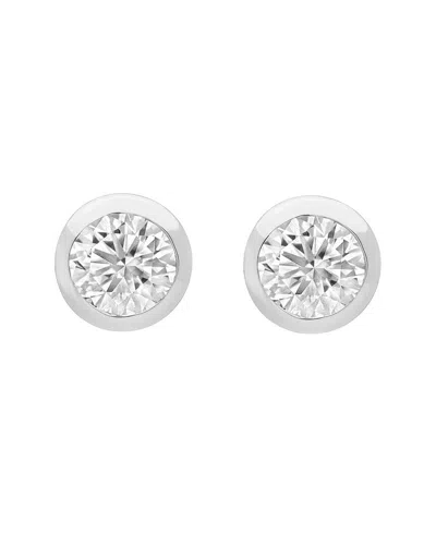 Diamond Select Cuts 14k 1.00 Ct. Tw. Diamond Earrings In Silver