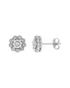 Diamond Select Cuts 14k 1.00 Ct. Tw. Diamond Floral Studs