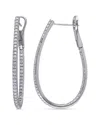 Diamond Select Cuts 14k 1.00 Ct. Tw. Diamond Hoops