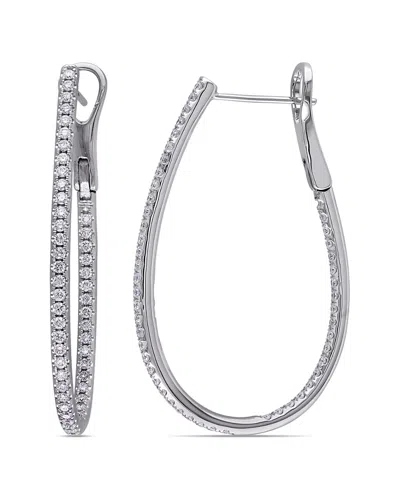 Diamond Select Cuts 14k 1.00 Ct. Tw. Diamond Hoops