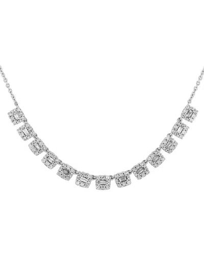 Diamond Select Cuts 14k 1.00 Ct. Tw. Diamond Necklace In Metallic