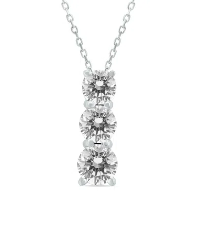 Diamond Select Cuts 14k 1.00 Ct. Tw. Diamond Necklace In Metallic