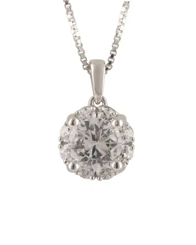 Diamond Select Cuts 14k 1.00 Ct. Tw. Diamond Pendant Necklace In Metallic