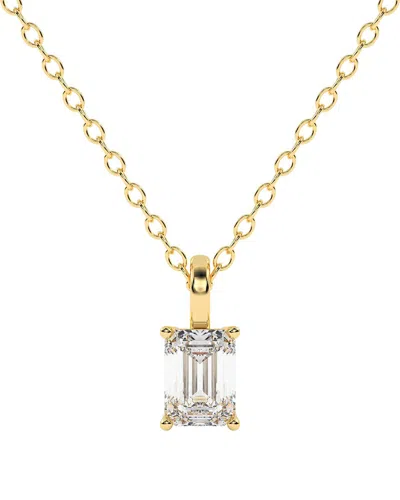 Diamond Select Cuts 14k 1.00 Ct. Tw. Diamond Pendant Necklace In Gold