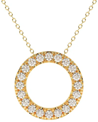 Diamond Select Cuts 14k 1.00 Ct. Tw. Diamond Pendant Necklace In Gold