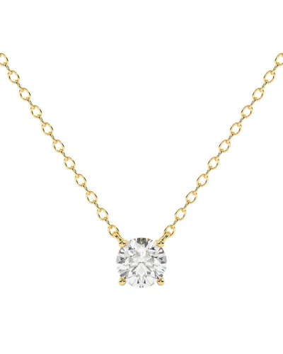 Diamond Select Cuts 14k 1.00 Ct. Tw. Diamond Pendant Necklace In Gold