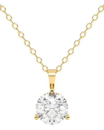 Diamond Select Cuts 14k 1.00 Ct. Tw. Diamond Pendant Necklace In Gold