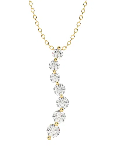 Diamond Select Cuts 14k 1.00 Ct. Tw. Diamond Pendant Necklace In Gold