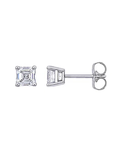 Diamond Select Cuts 14k 1.00 Ct. Tw. Diamond Studs In Silver