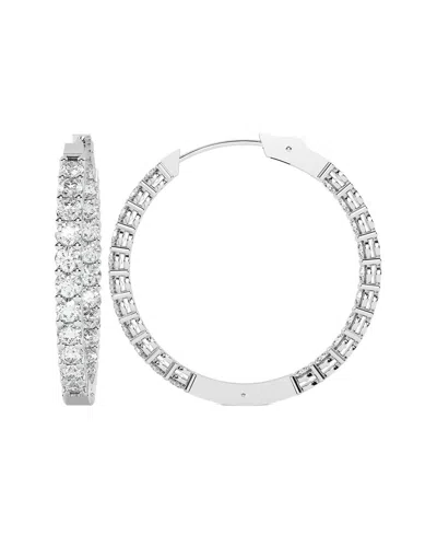 Diamond Select Cuts 14k 10.00 Ct. Tw. Diamond Earrings In Metallic