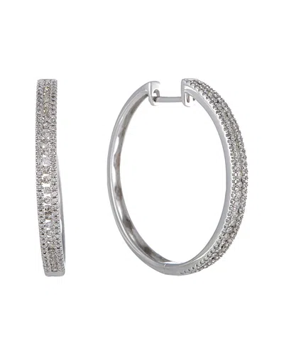 DIAMOND SELECT CUTS 14K 1.06 CT. TW. DIAMOND HOOPS