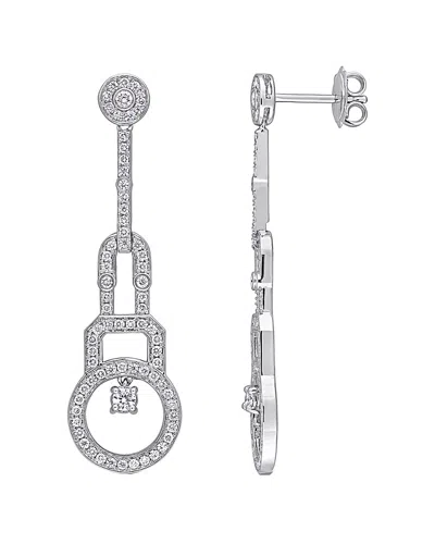 Diamond Select Cuts 14k 1.09 Ct. Tw. Diamond Drop Earrings In Brown