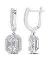 Diamond Select Cuts 14k 1.11 Ct. Tw. Diamond Halo Cuff Clip-on Earrings