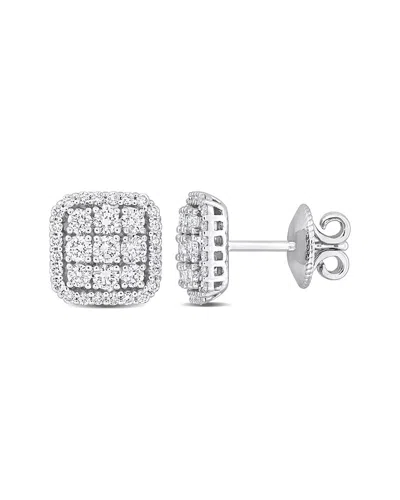 Diamond Select Cuts 14k 1.12 Ct. Tw. Diamond Cluster Studs
