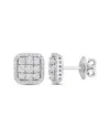 Diamond Select Cuts 14k 1.12 Ct. Tw. Diamond Cluster Studs