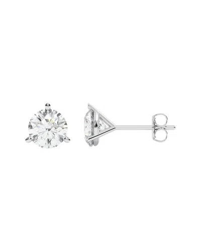 Diamond Select Cuts 14k 1.25 Ct. Tw. Diamond Earrings In Silver